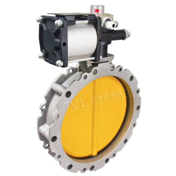 JL600-D8 / Pneumatic Powder Butterfly Valve