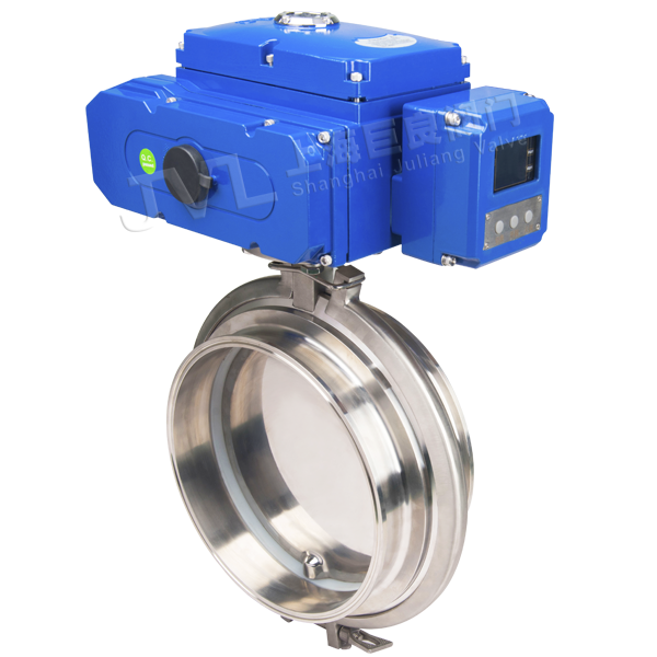 JL900-D3 / Electric Sanitary Degree Clamp Butterfly Valve